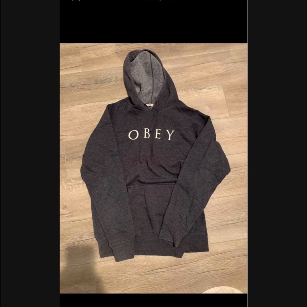 OBEY Classic Navy Sweatshirt Hoodie